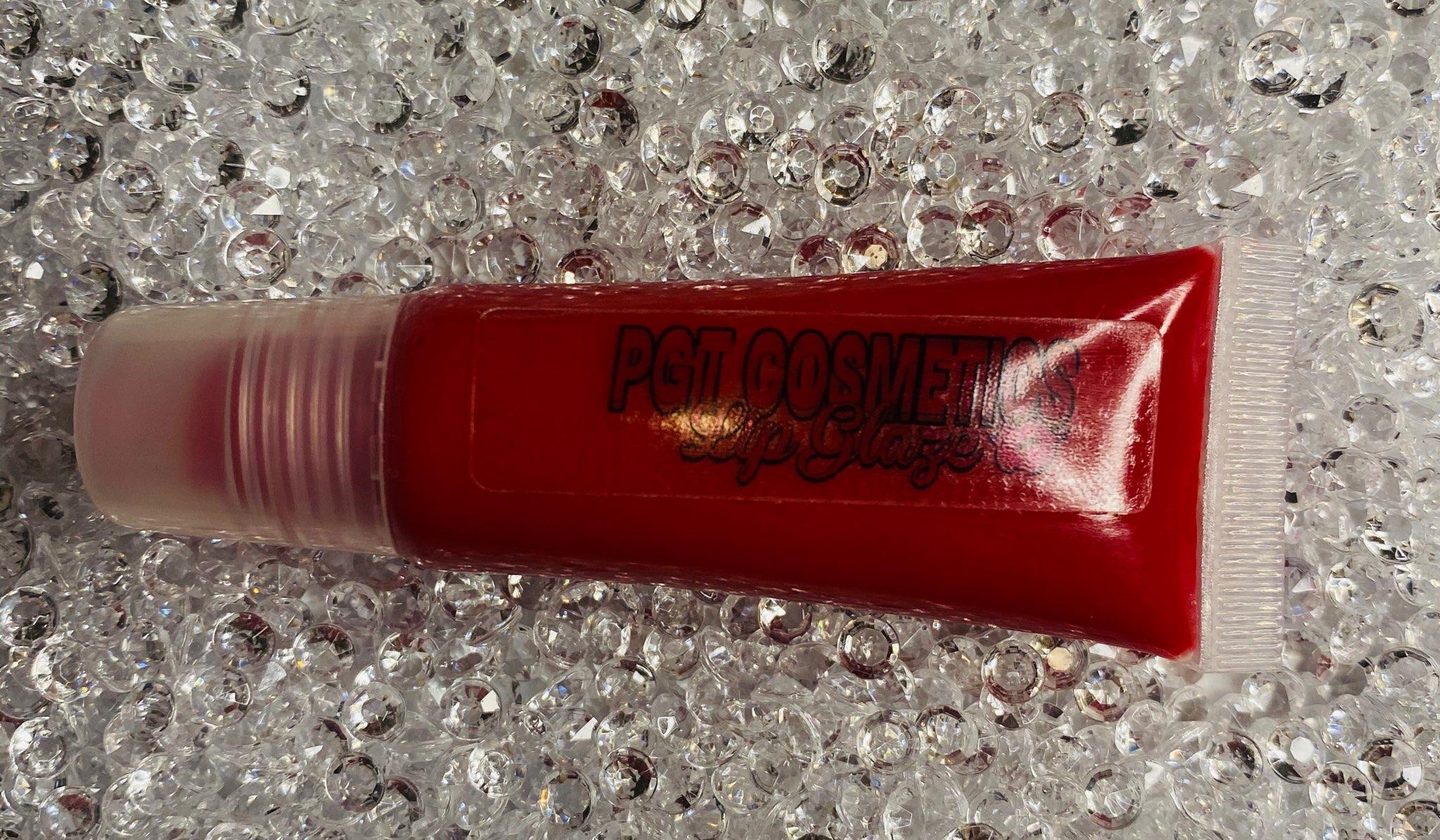 PGT 'Pretti Red' Lip Glaze Squeeze Tube